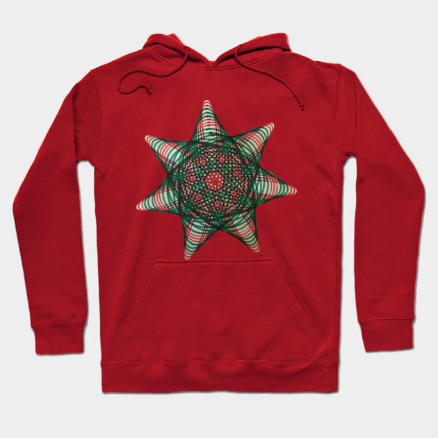 Spirograph--Christmas Pattern 5 Hoodie by Travelling_Alle